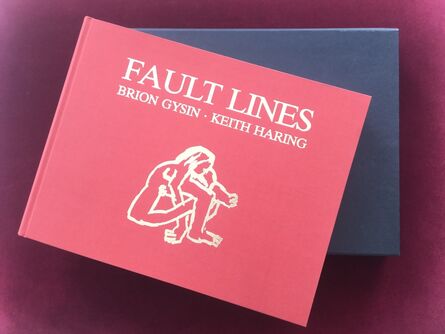 Keith Haring, ‘Fault Lines (hand signed and numbered hardcover book with 52 pages of illustrations by Keith Haring, accompanying poems by Brion Gysin)’, 1986