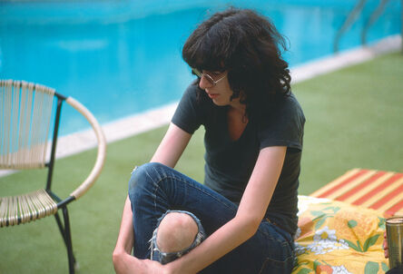 Danny Fields, ‘Joey Ramone at the pool of the Sunset Marquis’, 1977