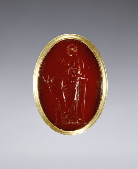 ‘Ring inset with intaglio representing Artemis’, 220 -100 BCE