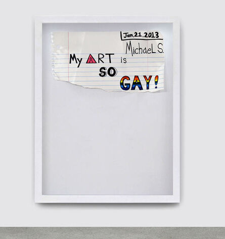 Michael Scoggins, ‘Gay Art’, 2013