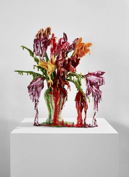 Valerie Hegarty, ‘Weeping Tulips (Mixed Bouquet)(The Covid Diaries Series)’, 2021