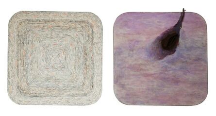Song Dong & Yin Xiuzhen, ‘Chopsticks: Incision of Time “Tree Ring” and “Black Hole” Square 20121’, 2012