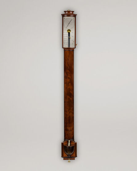 West, ‘A rare, figured mahogany bow front stick barometer ’, 1820-1830