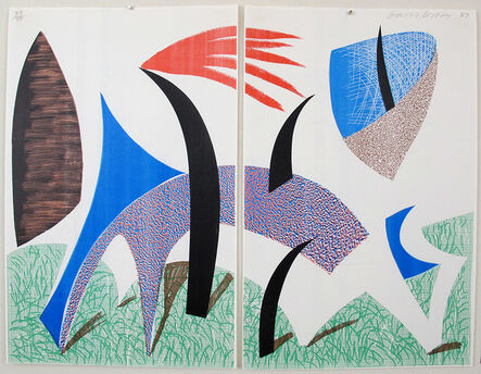 David Hockney, ‘Diptychon’, 1989