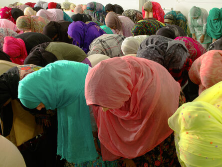 Neal Slavin, ‘Muslim Women Bowing, New York City’, 2014