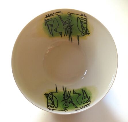 Wifredo Lam, ‘Porcelana di Albisola - 9" salad bowl’, 1970