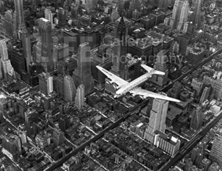 Margaret Bourke-White, ‘DC-4 Flying Over New York City’, 1939