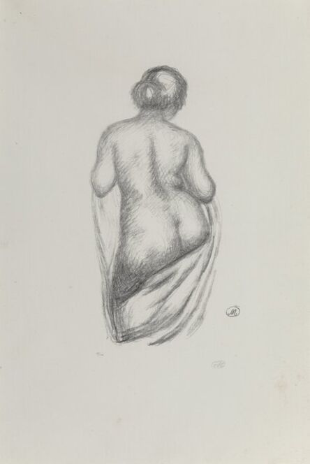 Aristide Maillol, ‘Femme de dos, drapée’, 1924