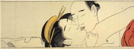 Torii Kiyonaga, ‘Detail taken from Sode no maki (Handscroll for the Sleeve)’, ca. 1785