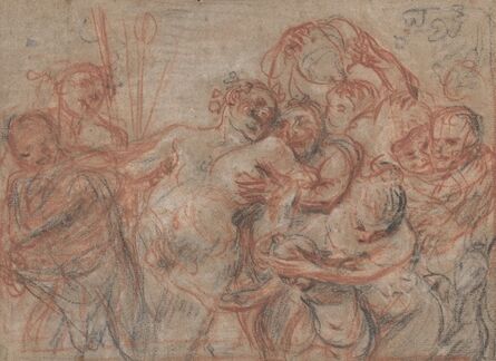 Jean-Antoine Watteau, ‘The March of Silenus [recto]’, ca. 1715/1716