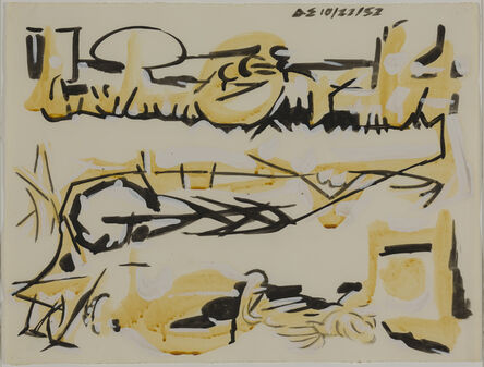 David Smith (1906-1965), ‘Untitled, (10/22/52)’, 1952