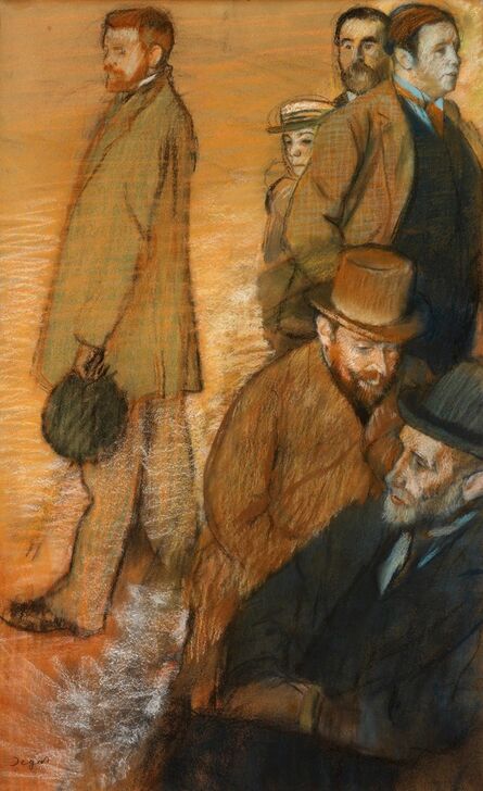 Edgar Degas, ‘Six Friends at Dieppe’, 1885