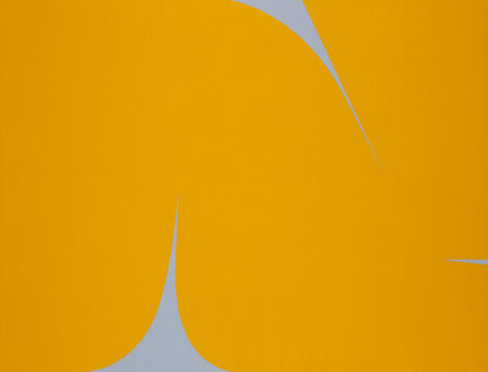 Johan Van Oeckel, ‘Untitled (Dark Yellow on Grey)’, 2020