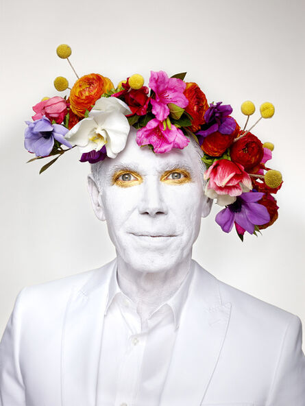 Martin Schoeller, ‘Jeff Koons with Floral Headpiece’, 2013