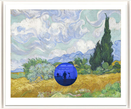 Jeff Koons, ‘Gazing Ball (van Gogh Wheatfield with Cypresses)’, 2017