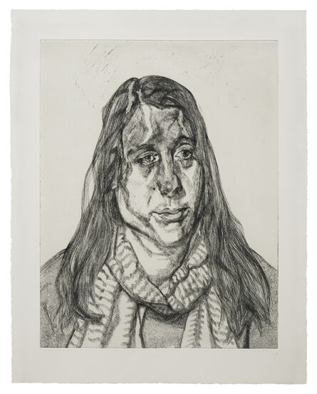 Lucian Freud, ‘Portrait Head’, 2001