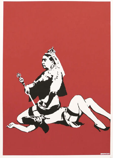 Banksy, ‘Queen Victoria’, 2003