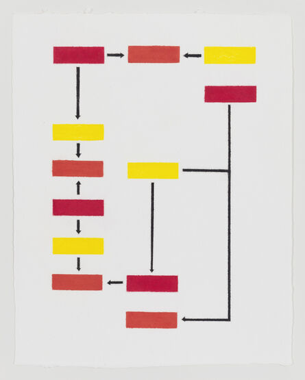 James Siena, ‘Logic Package Sequence: Orange’, 2013-2014