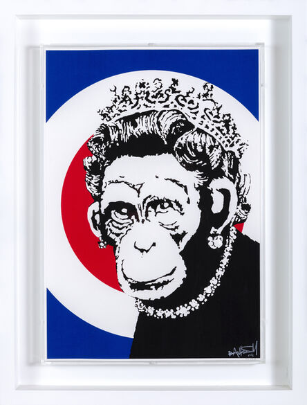 Banksy, ‘Monkey Queen (Signed)’, 2004