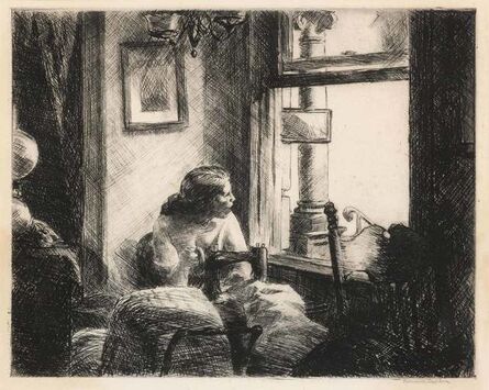 Edward Hopper, ‘EAST SIDE INTERIOR (ZIGROSSER 8; LEVIN 85)’, 1922