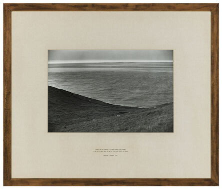 Hamish Fulton, ‘France on the Horizon’, 1976
