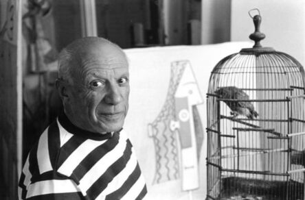 René Burri, ‘Pablo Picasso, Villa California’, 1957