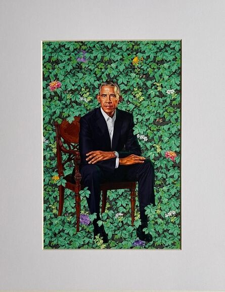 Kehinde Wiley, ‘Portrait of Barack Obama’, 2018