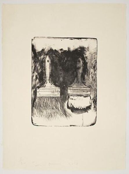 Jim Dine, ‘Brushes Drawn on Stones #3’, 2010
