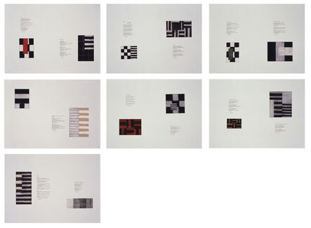 Sean Scully, ‘Pomes Penyeach (to the poems by James Joyce) ’, 1993