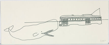 Charles Pachter, ‘Whale and Streetcar’, 1977