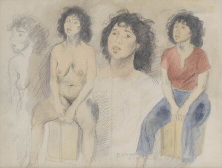 Raphael Soyer, ‘Studies of a Woman’, 1970