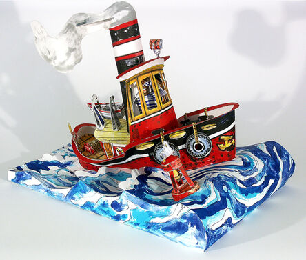 Red Grooms, ‘Ruckus Tugboat’, 2006