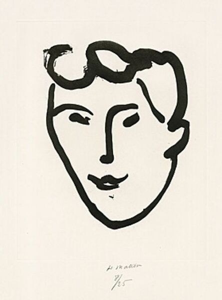 Henri Matisse, ‘Masque aux rouleaux ’, 1948