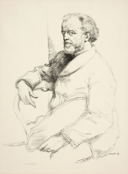 William Rothenstein, ‘Portrait of Henri Fantin-Latour’, 1898