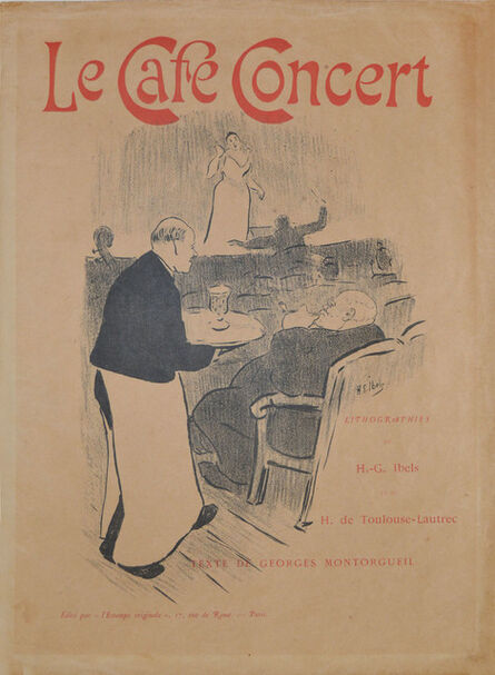 Henri-Gabriel Ibels, ‘Portfolio Cover: Le Café Concert’, 1893