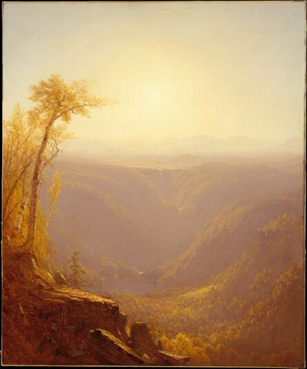 Sanford Robinson Gifford, ‘A Gorge in the Mountains (Kauterskill Clove)’, 1862