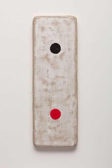 Otis Jones, ‘Black and Red Circles on White’, 2020
