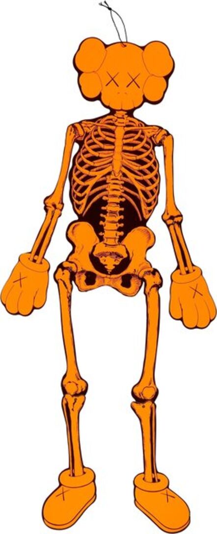KAWS, ‘Companion Skeleton (Orange)’, 2021
