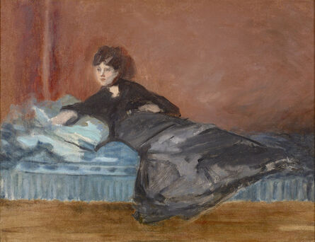 Édouard Manet, ‘Berthe Morisot: Femme Allongée sur un Canapé’, 1873