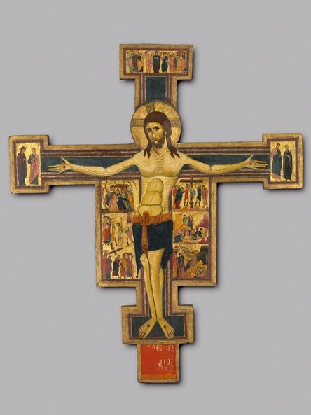 Italy, Pisa, 13th century, ‘Crucifix with Scenes of the Passion’, c. 1230-1240