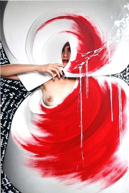 Efren Isaza, ‘Color Origami Spiral I’, 2010
