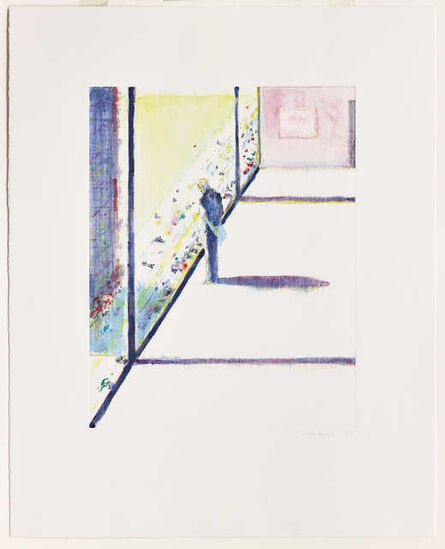 Wayne Thiebaud, ‘Untitled (Man at Window)’, 1991