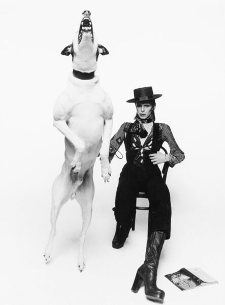 Terry O'Neill, ‘David Bowie with Jumping Dog, (Lifetime Edition)’, 1974