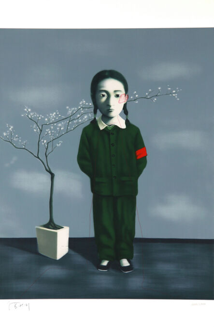 Zhang Xiaogang, ‘Girl and Tree - Planche No. 13’, 2009