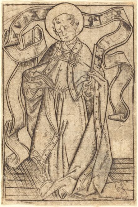 Israhel van Meckenem, ‘Saint Peter’, ca. 1465