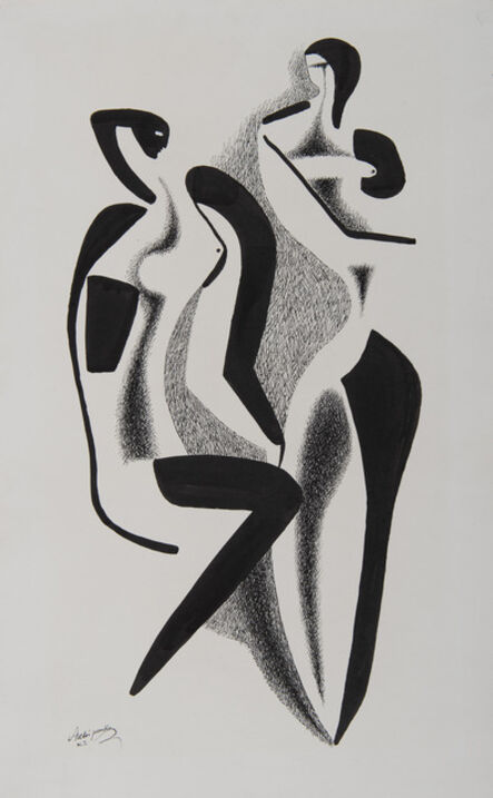 Alexander Archipenko, ‘Deux figures’, 1949