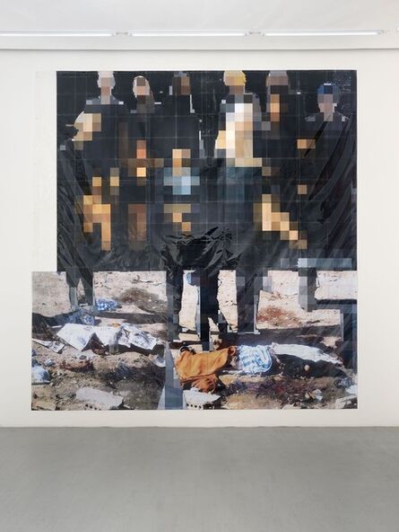 Thomas Hirschhorn, ‘Pixel-collage n.79’, 2016