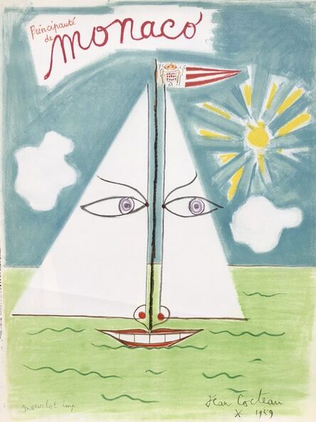 Jean Cocteau, ‘Monaco’, 1959