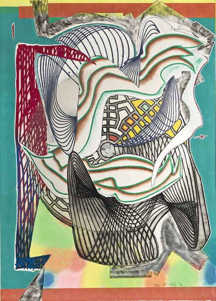 Frank Stella, ‘The Funeral (Dome) From Moby Dick Domes, 1992’, 1992