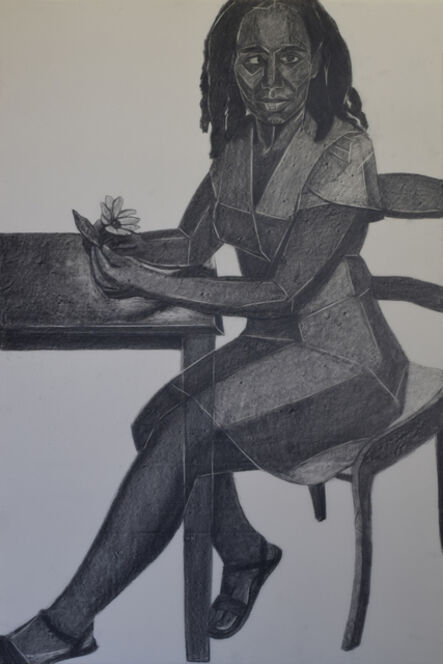 Mequitta Ahuja, ‘Border (Value Scale Drawing)’, 2018